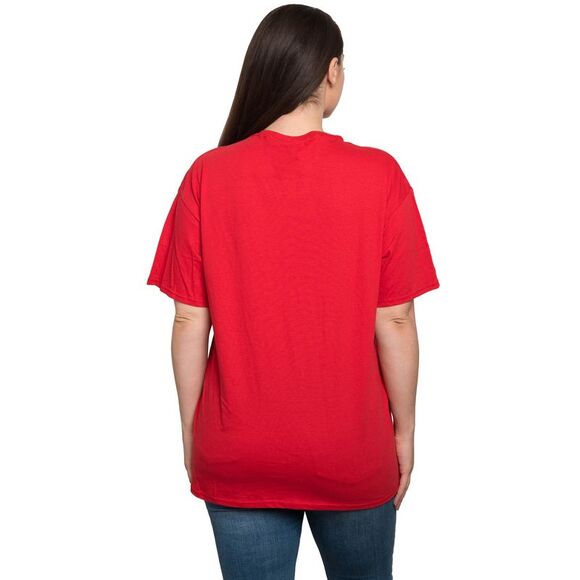 Women's Plus Wonder Woman T-Shirt Halloween Costume Tee Superhero Red DC Comics - Picture 2 of 8